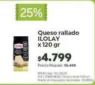 Jumbo Ilolay - queso rallado oferta