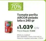 Jumbo Arcor - tomate perita pelado lata oferta