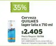 Jumbo Quilmes - cerveza lager lata oferta