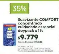 Jumbo Comfort - suavizante concentrado cuidado esencial doypack oferta