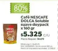 Jumbo Nescafé - café dolca soluble suave doypack oferta