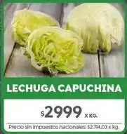 Jumbo Lechuga capuchina oferta