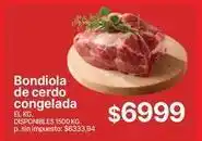 Bondiola de cerdo congelada