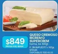 Supermercados Vea Queso cremoso oferta