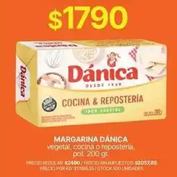 Supermercados Vea Dánica - margarina vegetal, cocina o repostería oferta