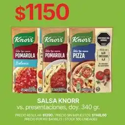Supermercados Vea Knorr - salsa oferta