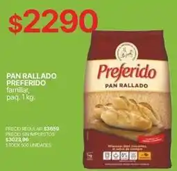 Supermercados Vea Preferido - pan rallado oferta