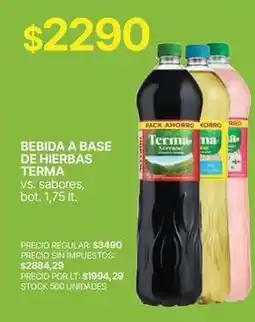 Supermercados Vea Terma - bebida a base de hierbas oferta