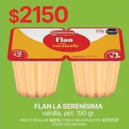 Supermercados Vea Flan vainilla oferta