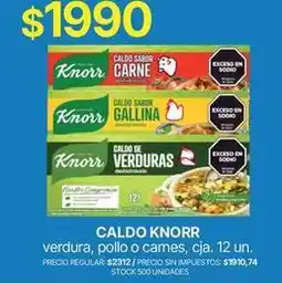 Supermercados Vea Knorr - caldo knorr oferta