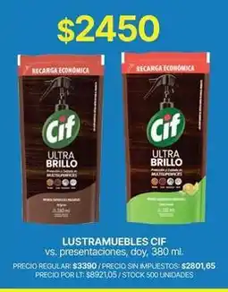 Supermercados Vea Cif - ultra brillo oferta
