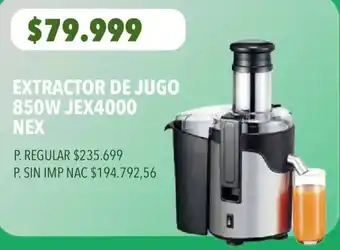 Nex extractor de jugo
