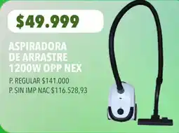 Supermercados Vea Opp nex aspiradora de arrastre oferta