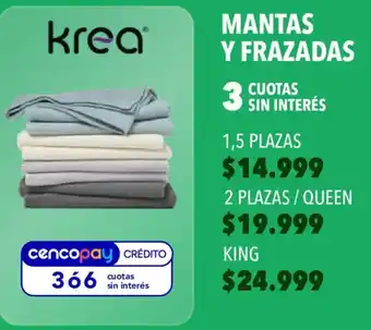 Krea mantas y frazadas