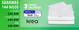 Supermercados Vea Krea sábanas oferta