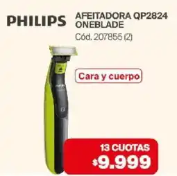 Naldo Lombardi Philips afeitadora qp2824 oneblade oferta