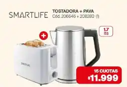 Naldo Lombardi Smartlife tostadora + pava oferta