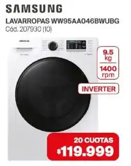 Naldo Lombardi Samsung lavarropas oferta