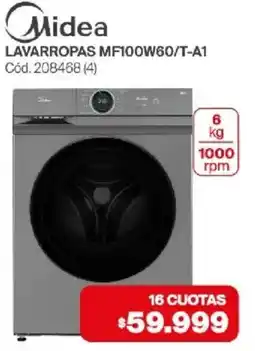Naldo Lombardi Midea lavarropas mf100w60/t-a1 oferta