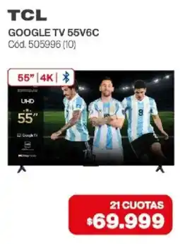 Naldo Lombardi Tcl google tv 55v6c oferta