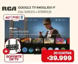 Naldo Lombardi Rca google tv r40gl100-f oferta