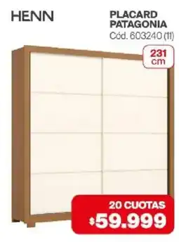 Naldo Lombardi Henn placard patagonia oferta