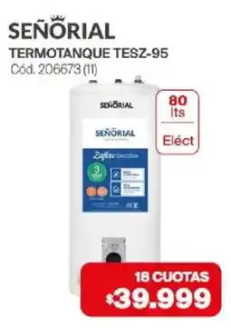 Naldo Lombardi Senorial termotanque tesz-95 oferta