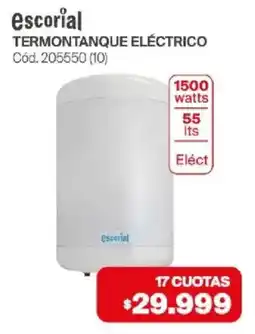 Naldo Lombardi Escorial termontanque eléctrico oferta
