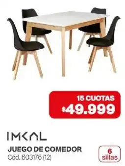 Naldo Lombardi Imcal juego de comedor oferta