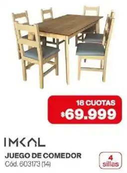 Naldo Lombardi Imkal juego de comedor oferta