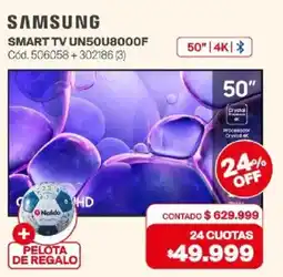 Naldo Lombardi Samsung smart tv un50u8000f oferta