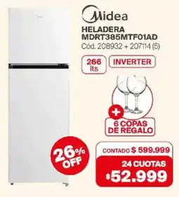 Naldo Lombardi Midea heladera oferta