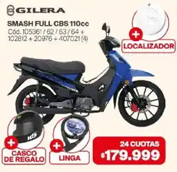 Naldo Lombardi Gilera smash full cbs 110cc oferta