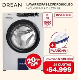 Naldo Lombardi Drean lavarropas oferta