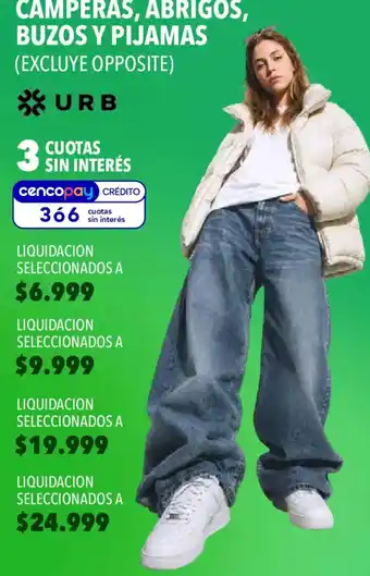 Urb camperas abrigos buzos y pijamas