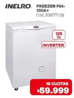 Naldo Lombardi Inelro freezer fih-130a+ oferta