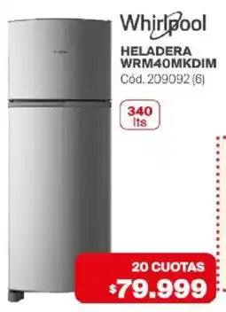 Naldo Lombardi Whirlpool heladera oferta