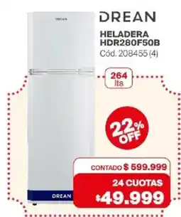 Naldo Lombardi Drean heladera oferta