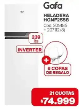 Naldo Lombardi Gafa heladera oferta