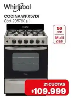 Naldo Lombardi Whirlpool cocina wfx57di oferta