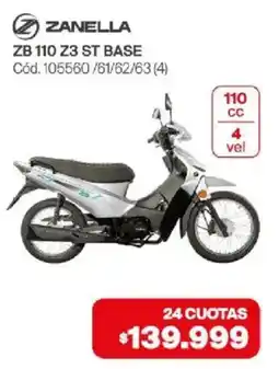 Naldo Lombardi Zanella zb 110 z3 st base oferta