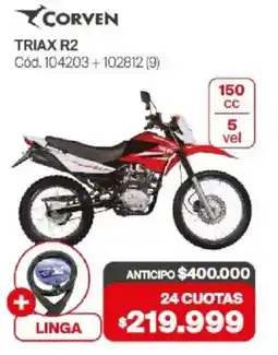 Naldo Lombardi Corven triax r2 oferta