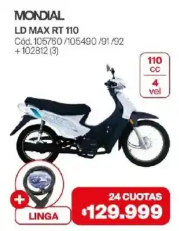 Naldo Lombardi Mondial ld max rt 110 oferta
