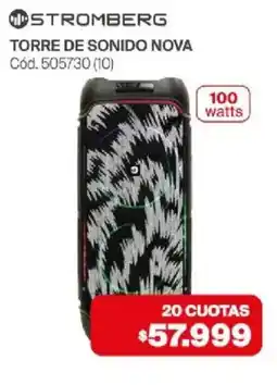 Naldo Lombardi Stromberg torre de sonido nova oferta