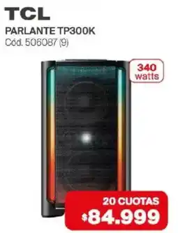 Naldo Lombardi Tcl parlante tp300k oferta