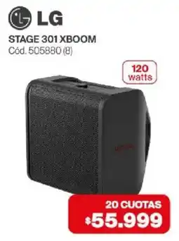 Naldo Lombardi Lg stage 301 xboom oferta