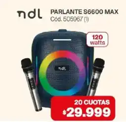 Naldo Lombardi ndl parlante s6600 max oferta