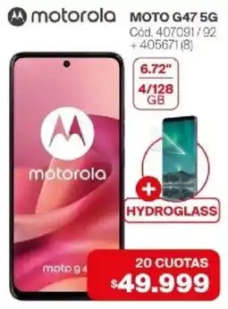 Naldo Lombardi motorola moto g47 5g oferta