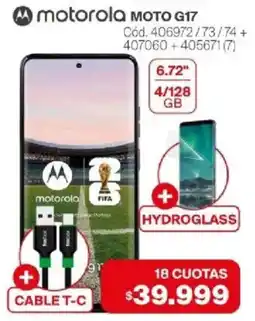 Naldo Lombardi Motorola moto g17 oferta