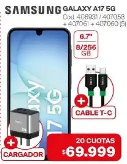 Naldo Lombardi Samsung galaxy a17 5g oferta